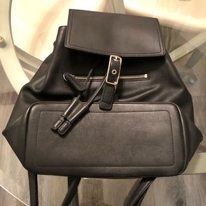 COACH Vintage Black Leather Legacy West Backpack